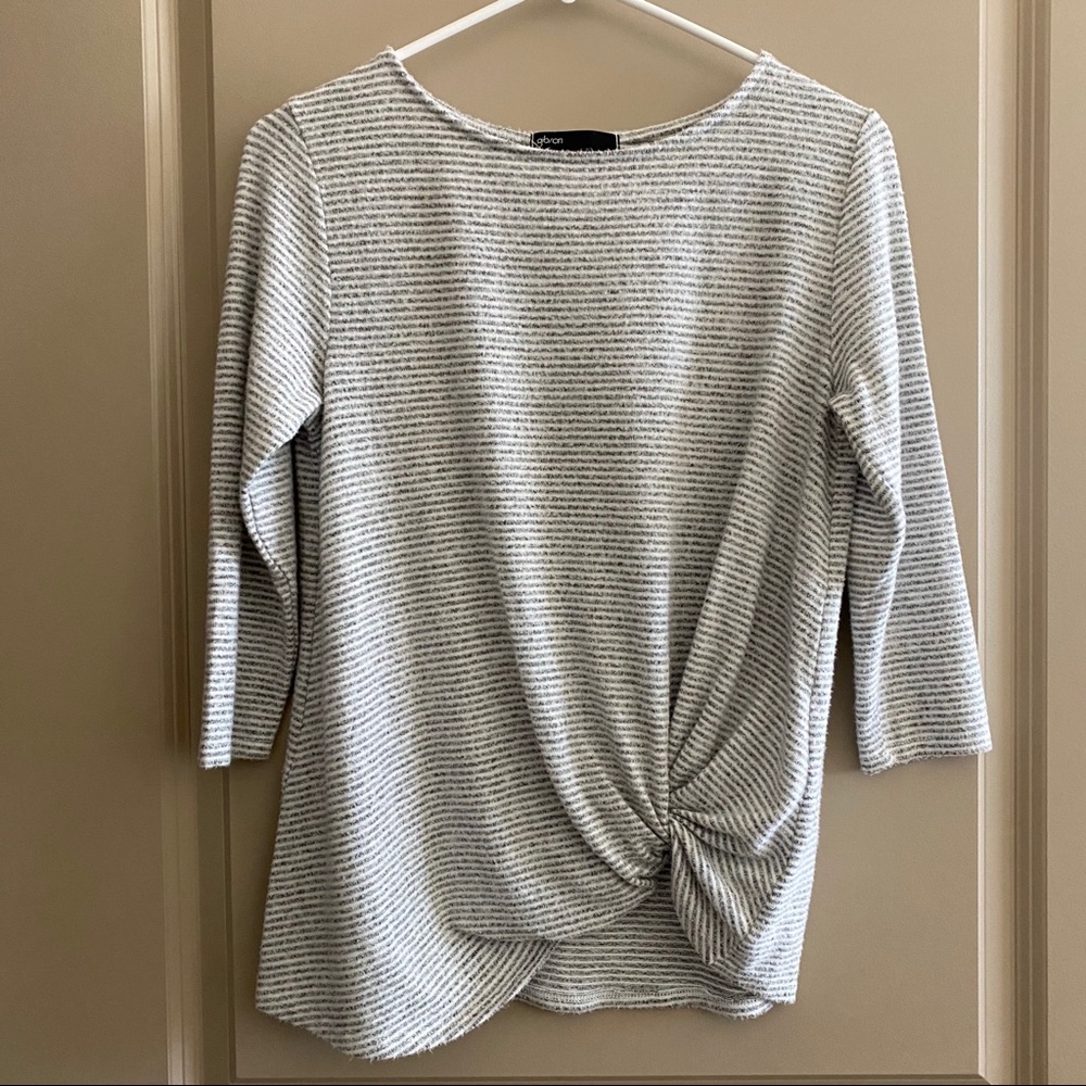 Gibson Cozy Twist Front Pullover